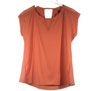 Banana Republic top cap sleeves key hole